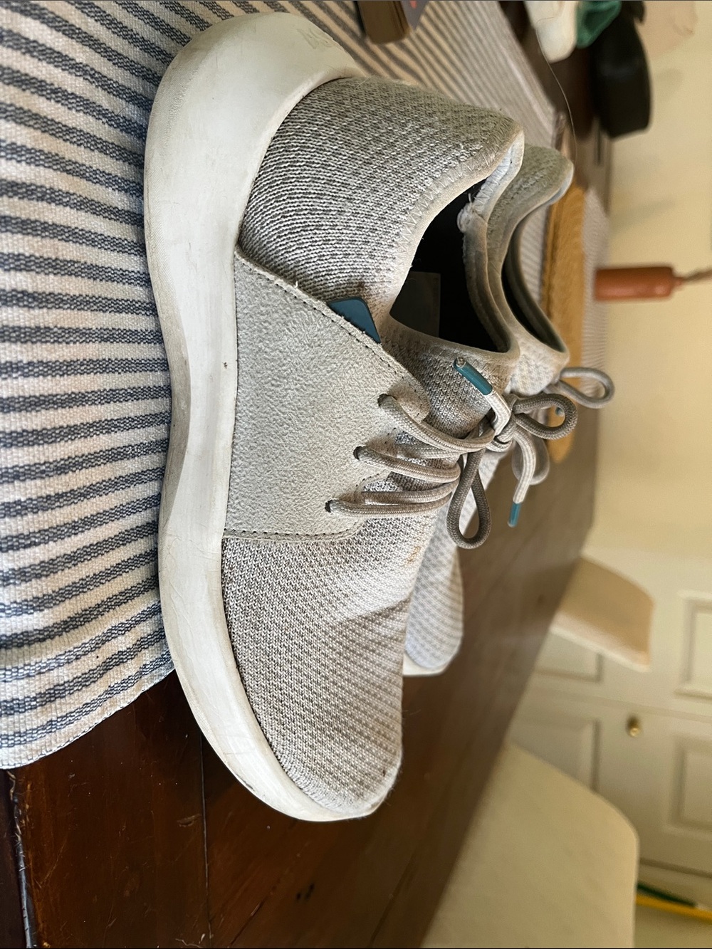 Vessi Light Gray Slip-On Sneakers